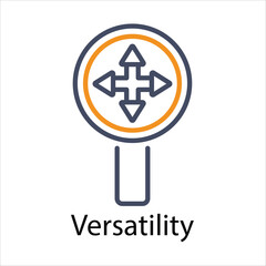 Versatility Vector icon