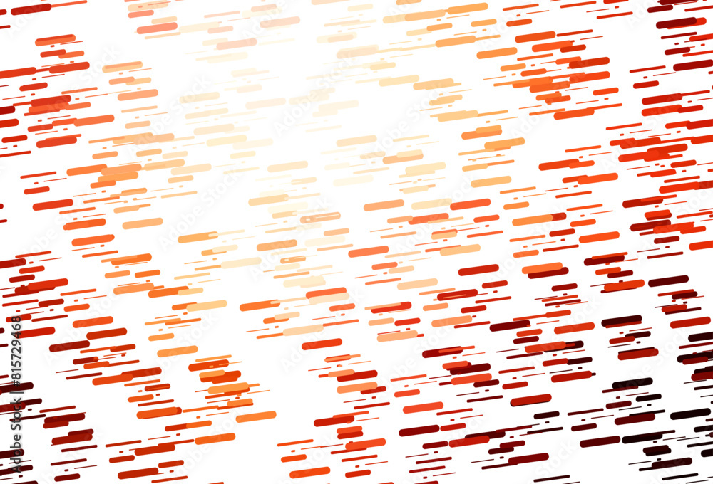 Poster light red, yellow vector pattern with narrow lines.