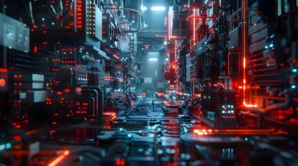 Obraz premium Navigating Energy Conversion A PointofView Perspective in Power Electronics