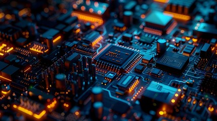 Obraz premium Navigating the Complexities of Energy Conversion An Immersive PointofView Perspective in Power Electronics
