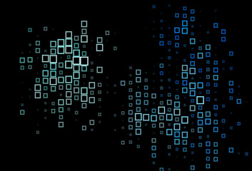 Dark BLUE vector layout with lines, rectangles.