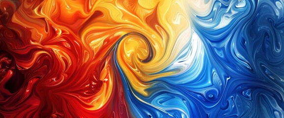 Create A Vibrant Abstract Background With Swirling Patterns And Colors Representing 'Happy Holidays', Background HD
