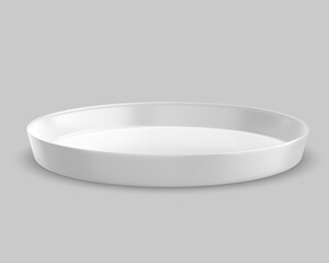 Food And Beer Tray and Bar Serving Tray For Branding, Blank  template 3d illustration.