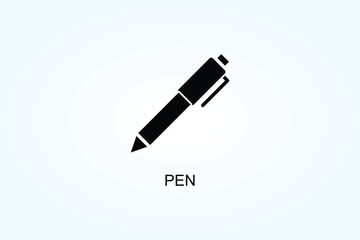 Pen Vector  Or Logo Sign Symbol Illustration