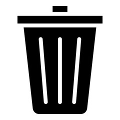 Delete Data Glyph Icon Design