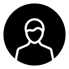 Avatar Glyph Icon Design