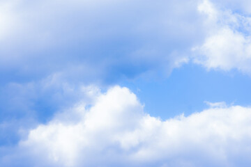 blue sky with cloud background
