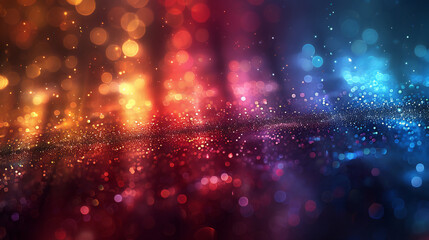 Obraz premium Holographic Rainbow Flare Background