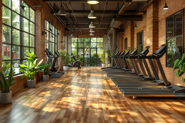 Modern Sport Gym Interior