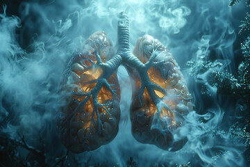 Warning: Lung Damage from Smoking