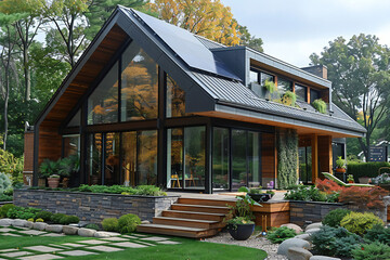 Modern Eco-Friendly Suburban House