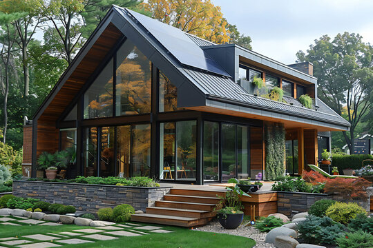 Modern Eco-Friendly Suburban House