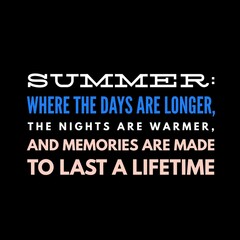 summer quotes in English with beautiful style.