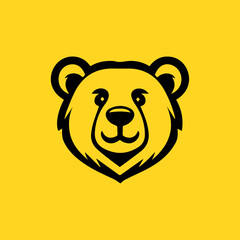 Simple wolf logo vector design