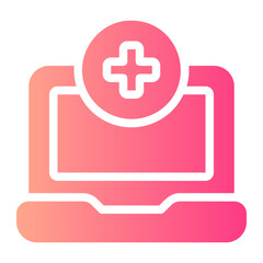 Fototapeta premium website gradient icon