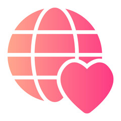 world health day gradient icon