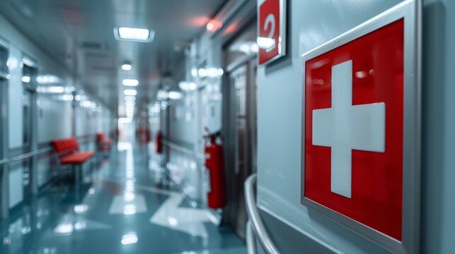 The photo shows a hospital.