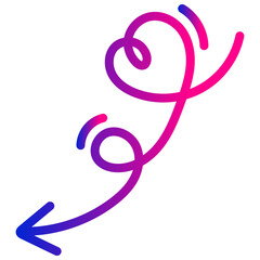 Abstract Gradient Arrow