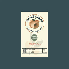 apple cider label, cider label design, Apple Cider template vector, apple engraving, hard cider
