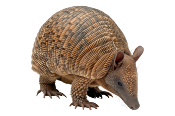 Armadillo isolated on transparent background
