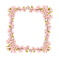 beautiful flower shaped frame