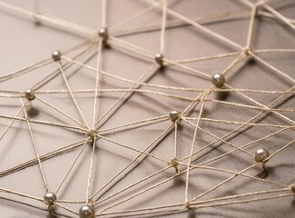 Network creative concept template/wallpaper