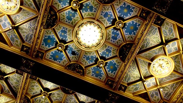 Ceiling detail at De Haar Castle.