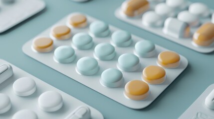 Minimalism 3D modeling of a simple, elegant vaccine patch, conceptual architecture style, focusing on the innovation in medical technology