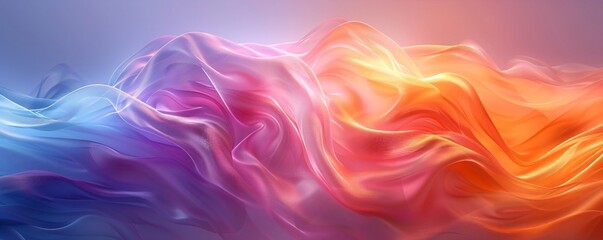 Fototapeta premium colorful wave design banner background