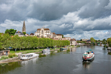 Fototapeta na wymiar Auxerre, France