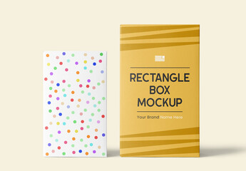 Vertical Boxes Mockup