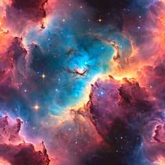 Fototapeta premium 4k seamless galaxy texture