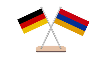Germany Armenia Flag
