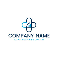 Medical logo design, vector logo design, illustration 