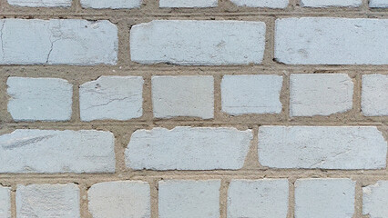 background of a white stone brick wall