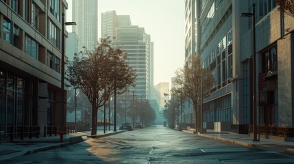 Obraz premium photo of city, unreal engine, AI generative