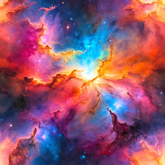 Fototapeta premium 4k seamless galaxy texture