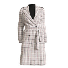 Female Trench Coat Fashion Cloth isolated 3d rendered illustration