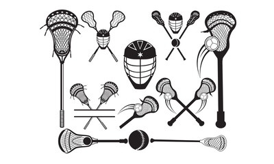 Lacrosse  SVG,, Silhouette, Cut File, cutting files, printable design, Clipart,