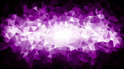Obraz premium A purple triangular background with white light.