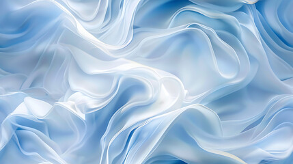 Fototapeta premium Abstract White and Blue Background - copy space - Seamless tile. Endless and repeat print.