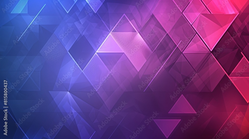Poster flyer template with color triangles. design element in abstract style.