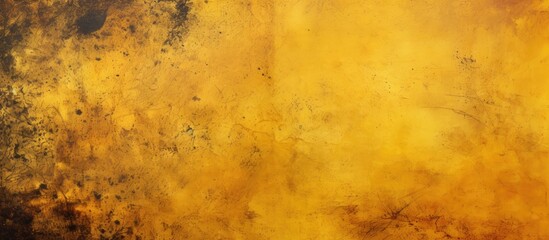 Grunge texture copy space image with a dark yellow background