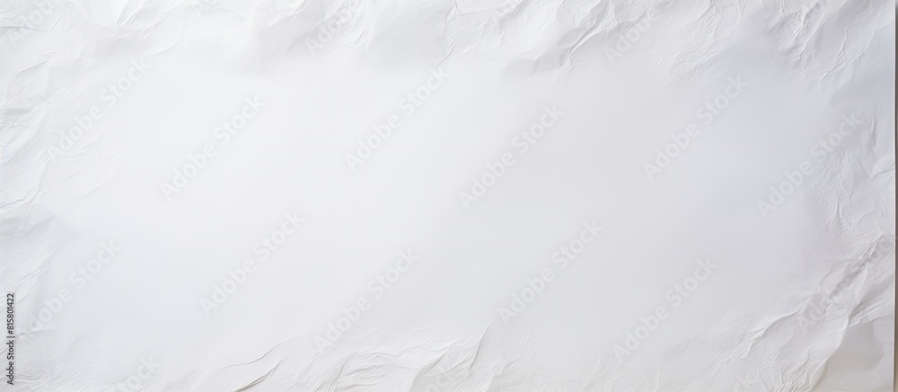 Poster a textured white watercolor paper with a blank space that can be used as a background for images. co