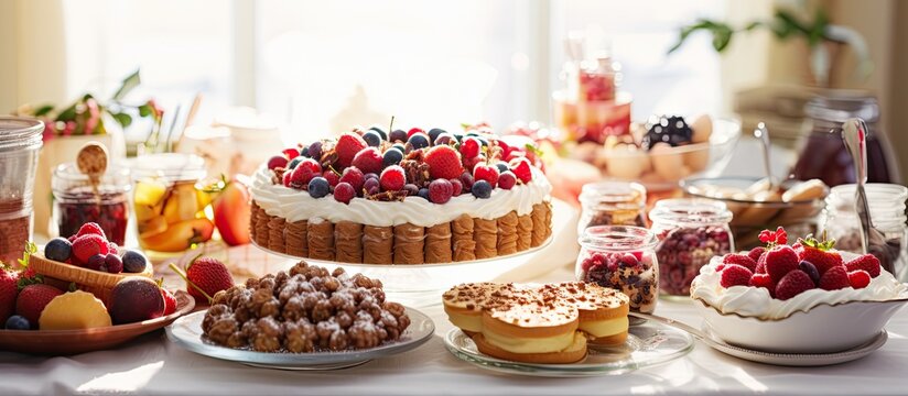 Create your own dessert brunch buffet with a wide variety of ingredients for a festive bloggers event Enjoy the self catering experience complete with a candy bar dessert and the freedom to choose yo