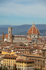 Obraz premium Firenze vista dal piazzale Michelangelo, Toscana