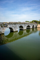 Ponte di Augusto e Tiberio, città di Rimini, Emilia Romagna