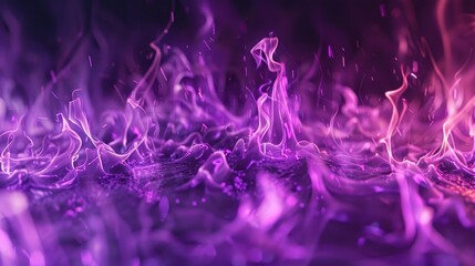 Obraz premium Purple grudge flame background.