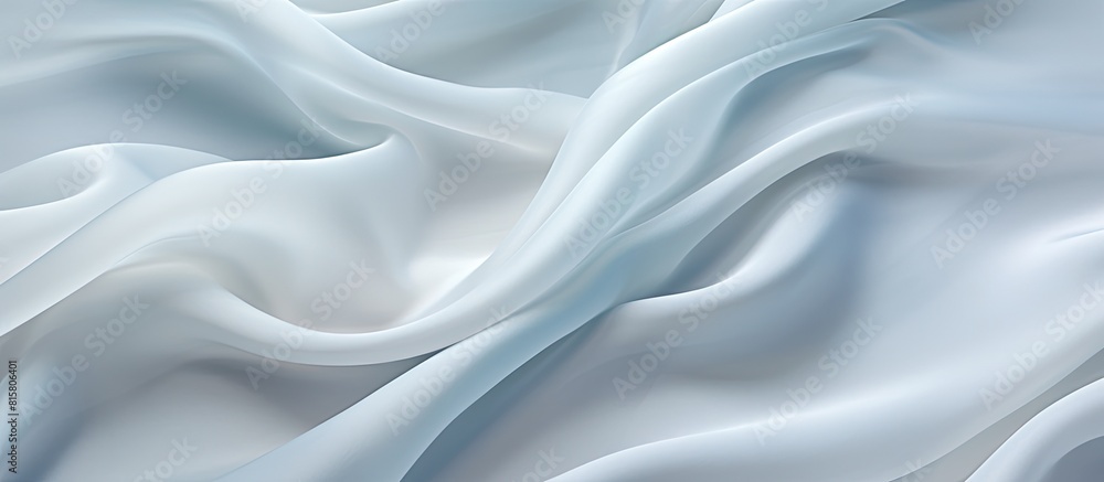 Poster a white silk fabric with rippled lines shown in a closeup view there is space available for adding t