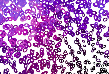 Dark Purple vector backdrop with dots.